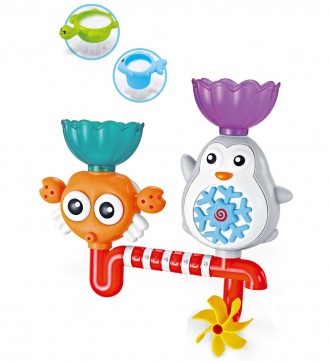 Іграшка для ванної Happy Fun "Краб і Пінгвін" арт. YS 671
Іграшка, завдяки якій . . фото 4