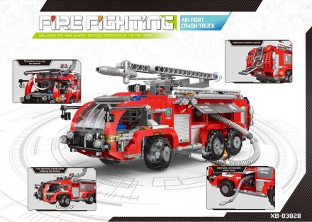 Конструктор Fire Fighting "Пожежна машина" (767 деталей) арт. ХВ - 03028
У набор. . фото 5