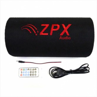 Автомобильный сабвуфер колонка в машину ZPX 5" Cm 500W с усилителем и Bluetooth . . фото 2