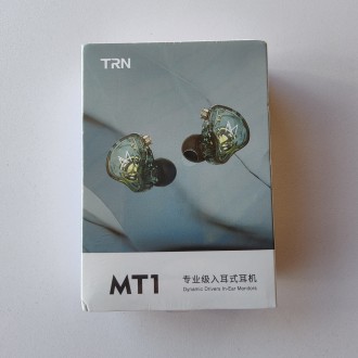 TRN MT1 Наушники с двойным динамическим драйвером. 
	
	Двойной магнитный динамич. . фото 9