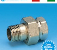 Американка 1/2" пряма Pettinaroli Італія. Кропивницький. фото 1 Американка 1/2" пряма Pettinaroli Італія. Кропивницький. фото 1