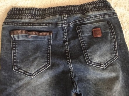 Джеггинсы джинсовые стрейчевые на резинках внизу, на девочек от 10 лет и дальше,. . фото 9