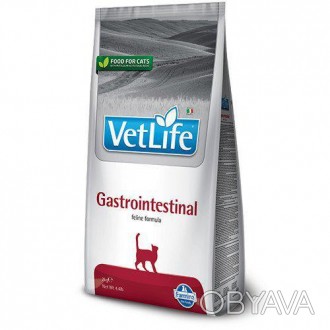 Сухий корм Фарміна Vet Life Gastrointestinal для котів, при захворюванні ШКТ, 2 . . фото 1