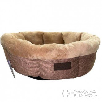 Лежак ЕнімАлл Mary S Brown для собак, коричневий, 50×50×15 смAnimAll Mary - комф. . фото 1