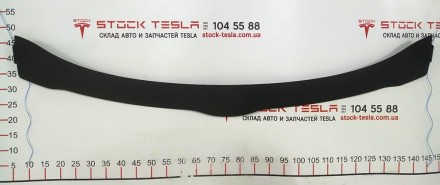 Панель крепления дефлекторов обдува лобового стекла (сплошная сеточка) Tesla mod. . фото 2