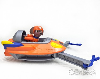 Фигурка Щенячий патруль Зума с лодкой и щупальцами - Zuma, PAW Patrol, Spin Mast