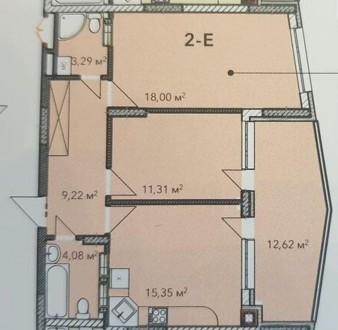 Продам двухкомнатную квартиру на ул. Богатырская 32 (ЖК Итальянский квартал) дом. . фото 4