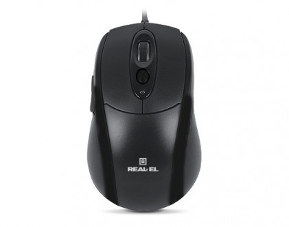 Мишка REAL-EL RM-290 Black USB 
 
Отправка данного товара производиться от 1 до . . фото 2