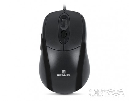 Мишка REAL-EL RM-290 Black USB 
 
Отправка данного товара производиться от 1 до . . фото 1
