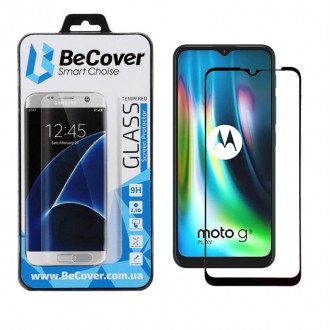 Захисне скло BeCover для Motorola Moto G9 Play Black 
 
Отправка данного товара . . фото 2