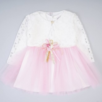 
 Красивое нарядное платье для маленькой принцессы с фатиной. Платье с красивенн. . фото 3