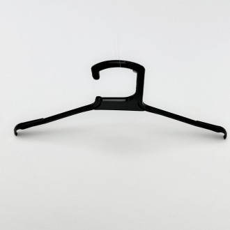 Пластмассовые детские плечики для одежды W-V25 чёрного цвета.
В упаковке 10 штук. . фото 5