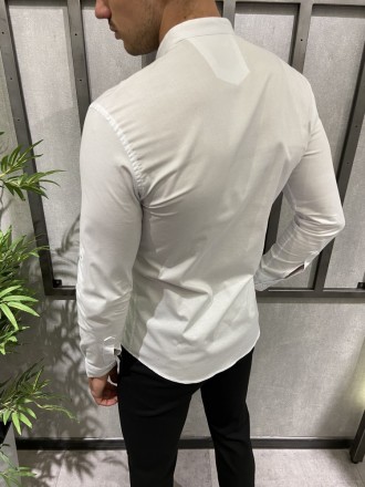
 
 Базовая белая рубашка 
Хороший крой 
95% коттон, 5% эластан
Размеры: 
S-2XL
. . фото 5