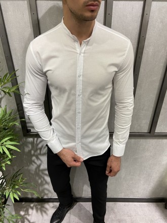
 
 Базовая белая рубашка 
Хороший крой 
95% коттон, 5% эластан
Размеры: 
S-2XL
. . фото 2