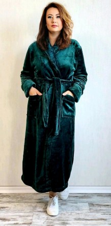 Купить в интернет магазине длинный женский махровый халат
 Женский халат из каче. . фото 4