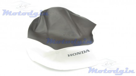 Чехол сидения Honda Zoomer AF-58 коричнево белый ( Хонда зумер аф 58) коричневый. . фото 2