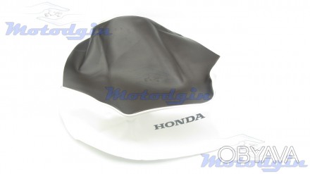 Чехол сидения Honda Zoomer AF-58 коричнево белый ( Хонда зумер аф 58) коричневый. . фото 1