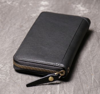 Классический мужской кожаный клатч кошелек натуральная кожа, мужское портмоне че. . фото 6
