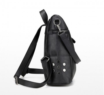 
Стильный женский рюкзак сумка
 Характеристики:
Материал: Плотная и высококачест. . фото 8