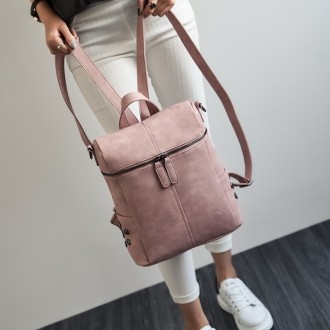 
Стильный женский рюкзак сумка
 Характеристики:
Материал: Плотная и высококачест. . фото 3