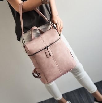
Стильный женский рюкзак сумка
 Характеристики:
Материал: Плотная и высококачест. . фото 4