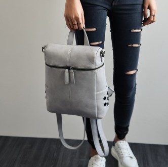 
Стильный женский рюкзак сумка
 Характеристики:
Материал: Плотная и высококачест. . фото 4