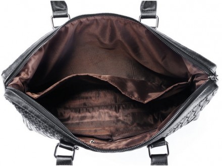 Чоловічий діловий портфель-сумка для документів плетений
Характеристики:
Матеріа. . фото 9