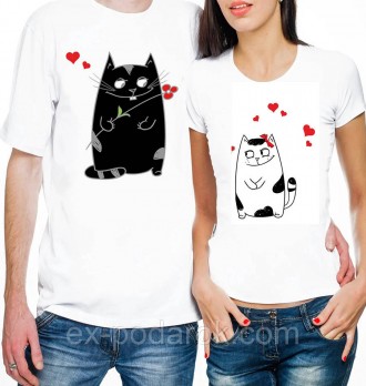 Полный ассортимент товара можно посмотреть здесь:
 
Парные футболки Коты Женат и. . фото 3