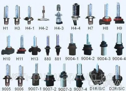 Мощность 35 Вт.; цветовая температура: 4300K, 5000K 6000K ; тип цоколя: H1, H3, . . фото 1