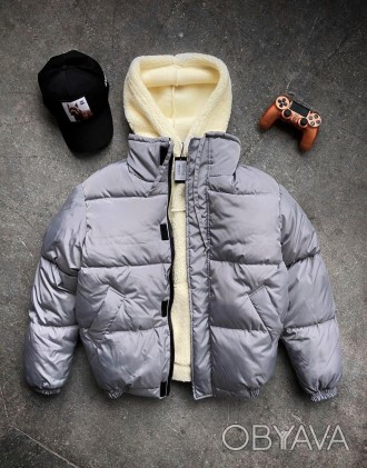 
Куртка пуховик мужская зимняя серая без капюшона с высоким горлом Canada Grey
Х. . фото 1