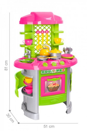 Набор игрушечной посуды позволит девочке почувствовать себя хозяйкой у плиты с т. . фото 2