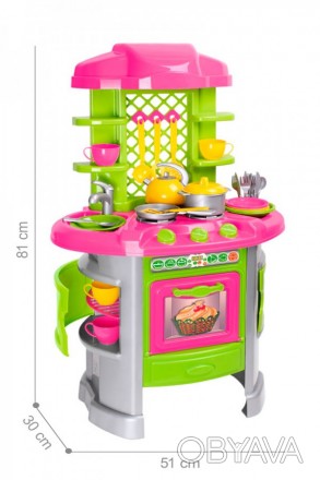 Набор игрушечной посуды позволит девочке почувствовать себя хозяйкой у плиты с т. . фото 1