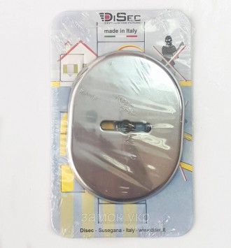 DiSec KT090 хром полированный
 Декоративный щиток на сувальдный замок со шторкой. . фото 9