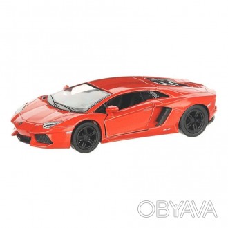 Металлическая машинка KINSMART KT5355W 1:38 LAMBORGHINI AVENTADOR LP 700-4 инерц. . фото 1