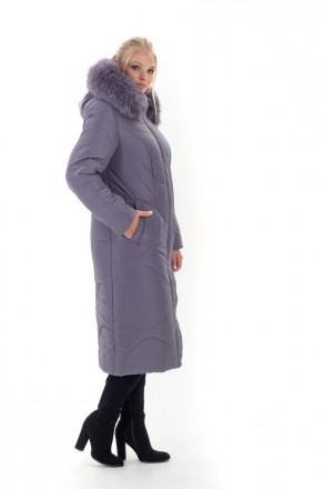 Размер уточняйте ПЕРЕД заказом!!!!!! Модное женское пальто зимнее Код Лиона 135,. . фото 8