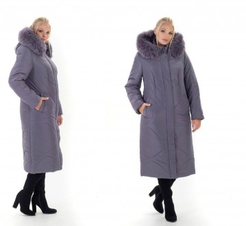 Размер уточняйте ПЕРЕД заказом!!!!!! Модное женское пальто зимнее Код Лиона 135,. . фото 11