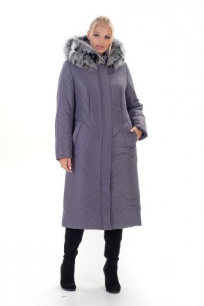 Размер уточняйте ПЕРЕД заказом!!!!!! Модное женское пальто зимнее Код Лиона 135,. . фото 2