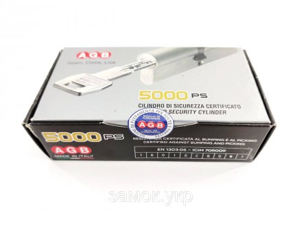 Цилиндр AGB SCUDO 5000 ключ/половинка 
 
AGB SCUDO 5000 – цилиндр, обладающий до. . фото 11