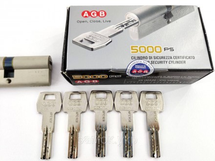 Цилиндр AGB SCUDO 5000 ключ/половинка 
 
AGB SCUDO 5000 – цилиндр, обладающий до. . фото 2