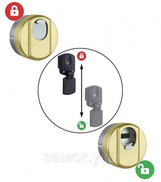 
DISEC MAGNETIC 4G 4G2 DIN 25 мм внешняя, 3 магнитных ключа латунь PVD
 
• Специ. . фото 4