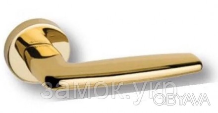 Дверная ручка на круглой розетке System KAYA HA112RO12 GL золото 
 
System KAYA . . фото 1
