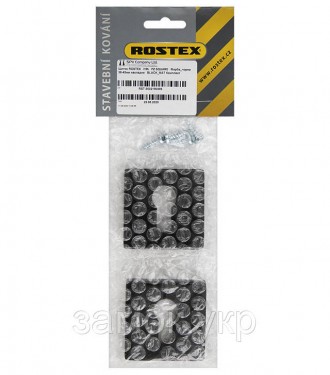Черная накладка под цилиндр Rostex H56 PZ 38-45мм
 
Rostex H56 PZ - накладка на . . фото 4