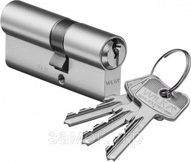 Цилиндровый механизм Wilka 1400 C K423 ключ/ключ
 
Wilka 1400 C K423 - цилиндр с. . фото 2