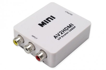 
 Конвертер видеосигнала ReadyToSky MINI AV RCA - HDMI для подключения аналоговы. . фото 2