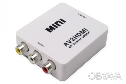 
 Конвертер видеосигнала ReadyToSky MINI AV RCA - HDMI для подключения аналоговы. . фото 1
