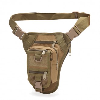 Сумка тактическая на пояс AOKALI Outdoor A176 Sand унисекс 15*10*28 см туристиче. Запоріжжя. фото 1 Сумка тактическая на пояс AOKALI Outdoor A176 Sand унисекс 15*10*28 см туристиче. Запоріжжя. фото 1