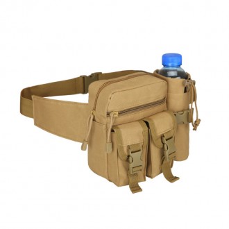 Сумка тактическая на пояс AOKALI Outdoor A33 4L Sand с большими карманами на зас. Запоріжжя. фото 1 Сумка тактическая на пояс AOKALI Outdoor A33 4L Sand с большими карманами на зас. Запоріжжя. фото 1