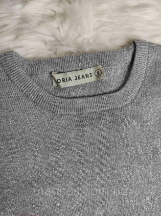 Женский джемпер Gloria Jeans серебристого цвета серый с люрексом
Состояние: б/у,. . фото 5