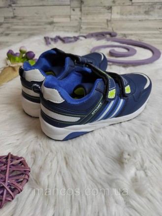 Детские кроссовки Alemi для мальчика на липучке синие 
Состояние: новое
Производ. . фото 6