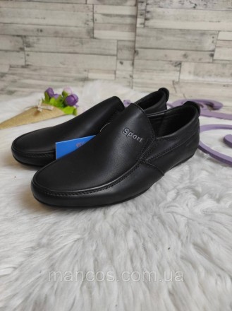 Детские туфли Kimbo-o для мальчика кожаные мокасины черные 
Состояние: новое
Про. . фото 4